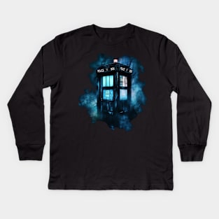 dr who Kids Long Sleeve T-Shirt